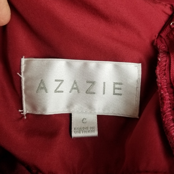 AZAZIE Violet Red Special Occasion Prom Formal Long Matte Flowing Maxi Dress XL - Picture 9 of 13